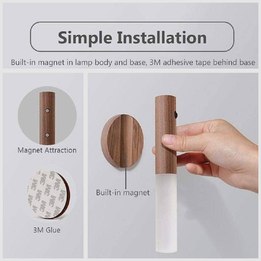 Motion sensor wall light