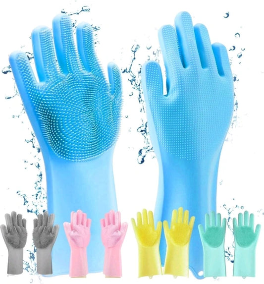 Magnetic Silicon Dishwashing Gloves